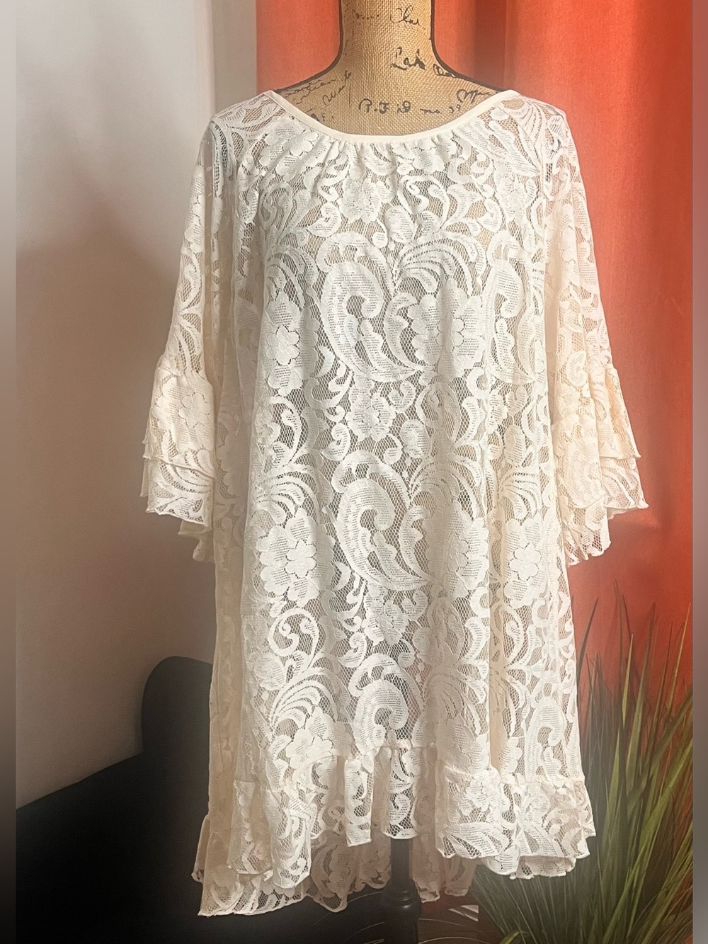 Torrid - Festi Lace Hi Low Swing Dress